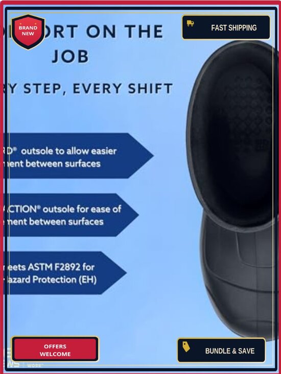 Non-Slip Soft Toe Work Boots EH-Rated ASTM Certified Water Resistant Unisex main image 3